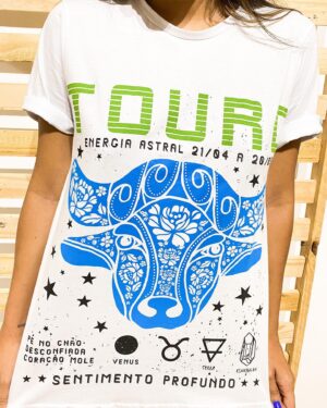 T-shirt Touro Branca