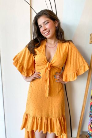 Vestido Maria Mostarda