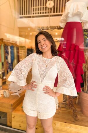 Macaquinho Renda Off