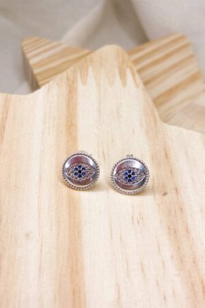 Brinco Olho Grego Cravejado