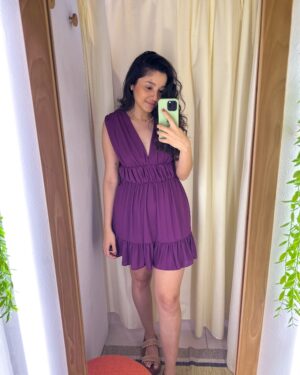 Vestido Fran Roxo