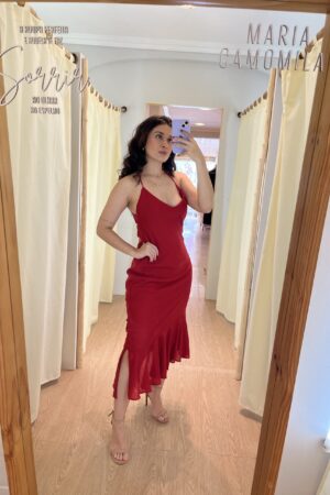 Vestido Begônia Vermelho