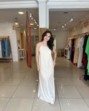 Vestido Aurora Cru