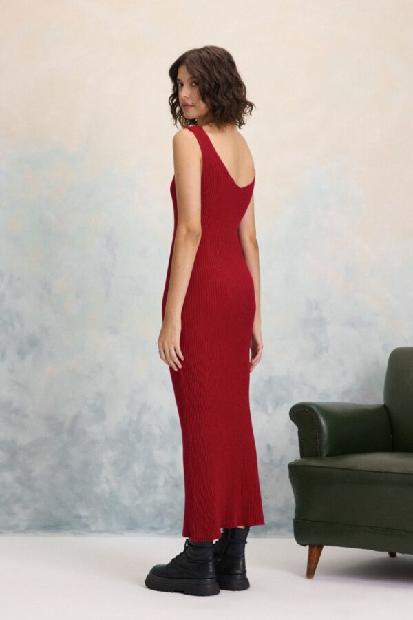 Vestido Ella Vinho - Imagem 2