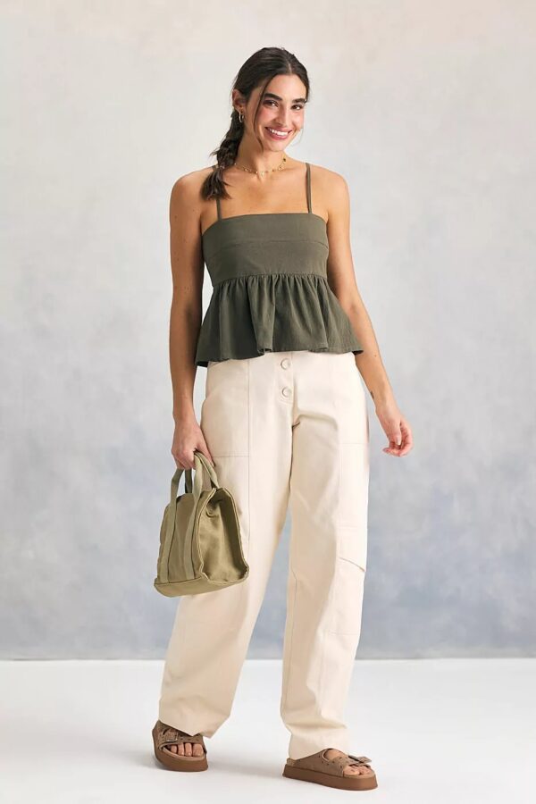 Blusa Peplum verde - Imagem 5