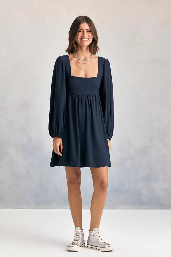 Vestido Millie marinho