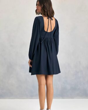 Vestido Millie marinho