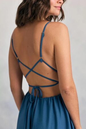 Vestido Elara Azul