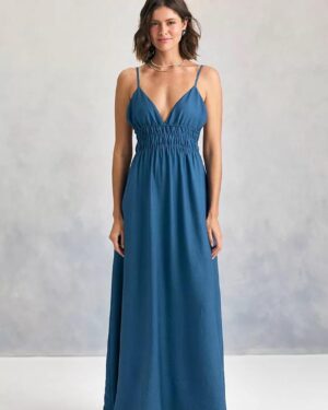 Vestido Elara Azul