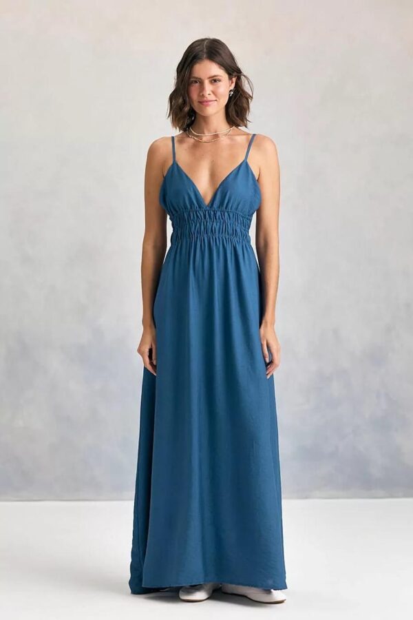 Vestido Elara Azul