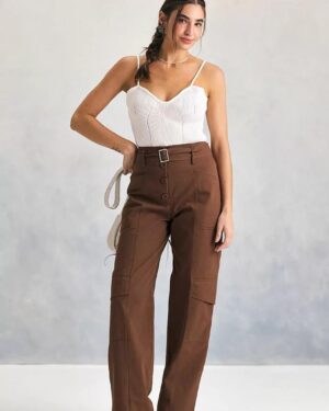 Calça Aya marrom