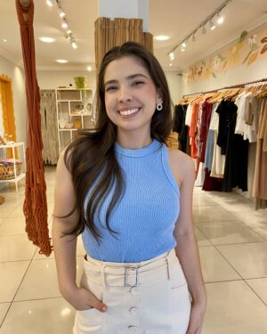Blusa Wavy azul