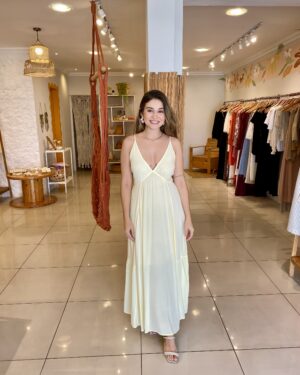 Vestido Cravo amarelo