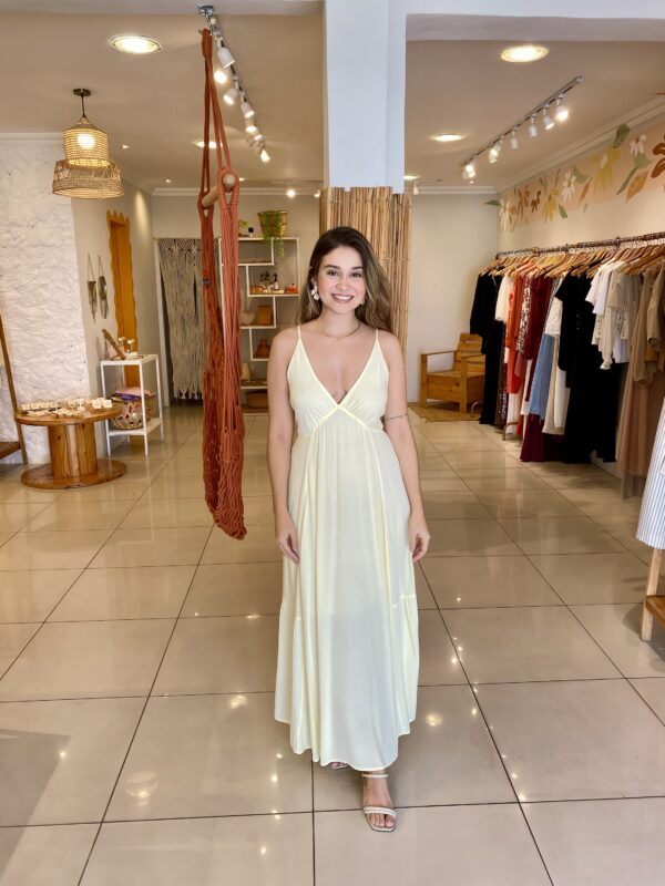Vestido Cravo amarelo