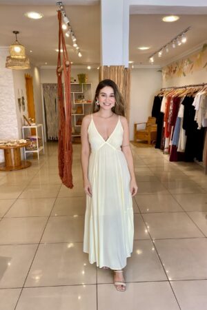 Vestido Cravo amarelo