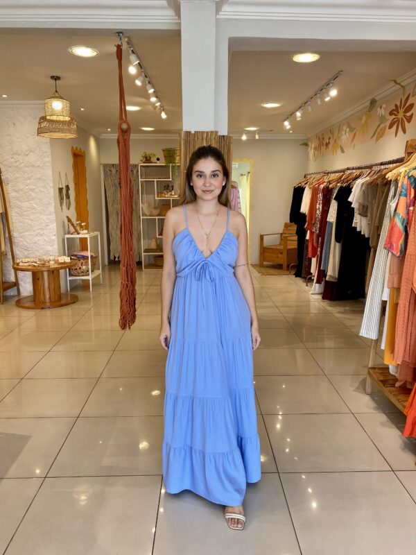 Vestido Fran azul - Imagem 3