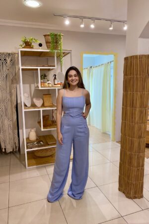 Macacão arruda azul