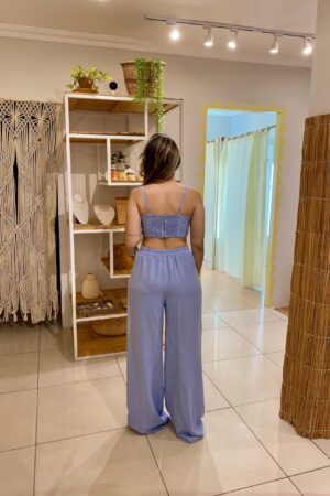 Macacão arruda azul