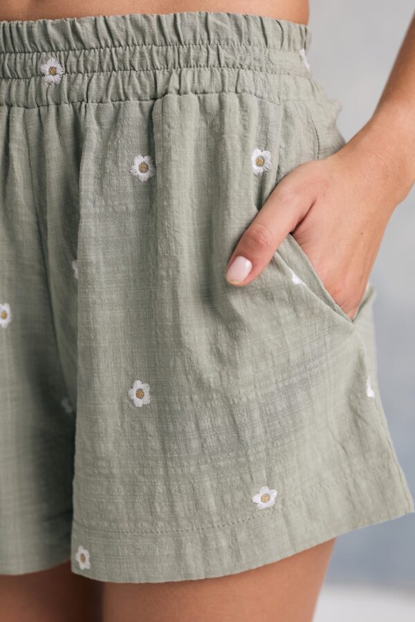 Short florir verde