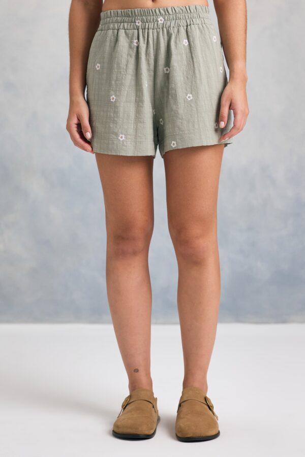Short florir verde - Imagem 3