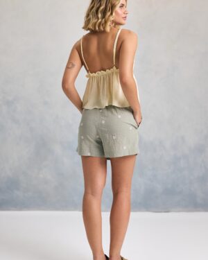 Short florir verde