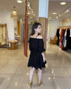 Vestido cedro preto