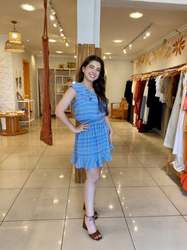 Vestido alecrim azul