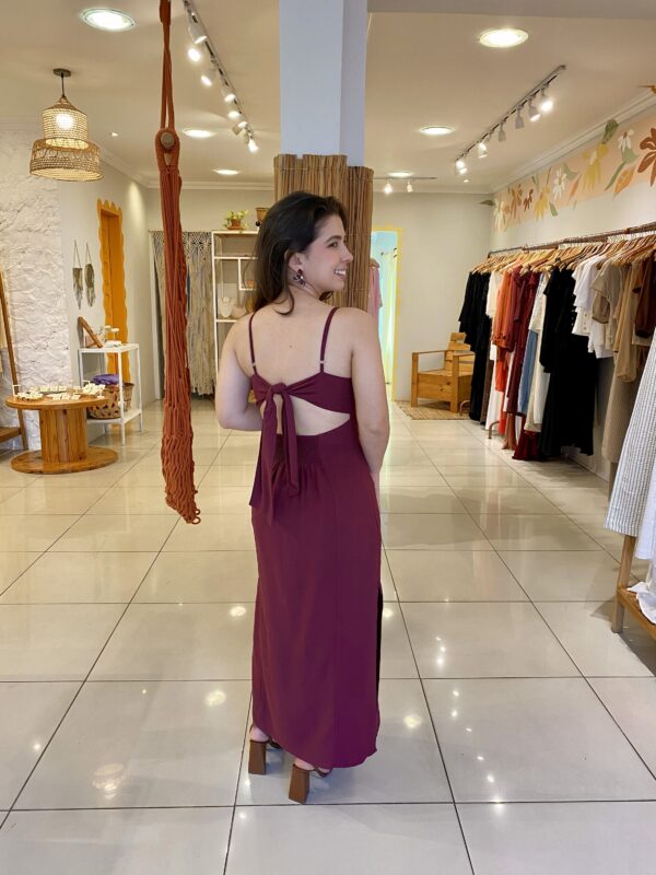 Vestido Luiza vinho - Imagem 3